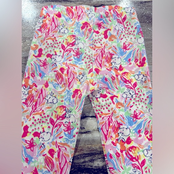 Crown & Ivy Kids- Spring Bunny Leggings- Size 3T - Picture 2 of 6